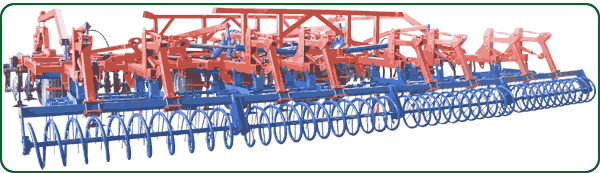 Культиватор "АГРИТЕК" вид сзади